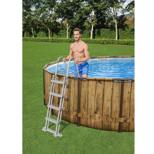 BESTWAY POWER STEEL SWIM VISTA SERIES FRAME POOL KOMPLETT-SET, 488X122CM – Bild 5