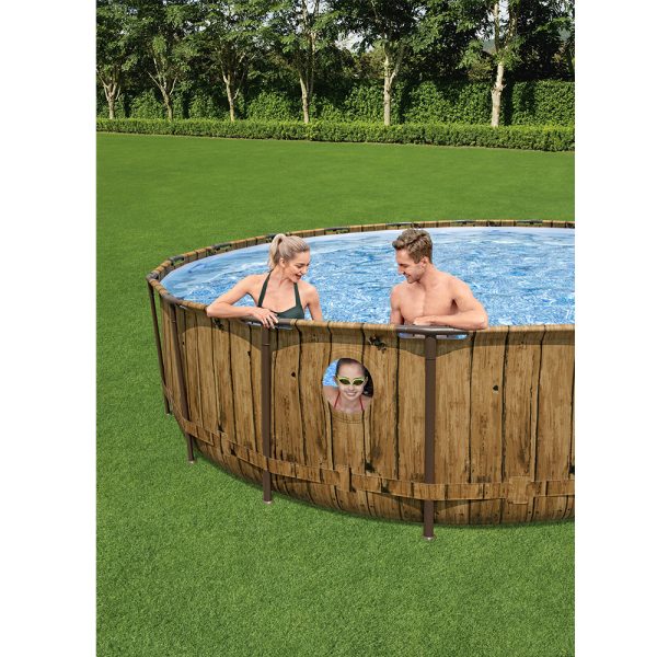 BESTWAY POWER STEEL SWIM VISTA SERIES IAUFSTELLPOOL KOMPLETT-SET 549X122CM – Bild 6