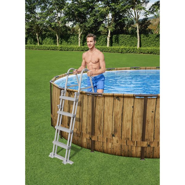 BESTWAY POWER STEEL SWIM VISTA SERIES IAUFSTELLPOOL KOMPLETT-SET 549X122CM – Bild 8