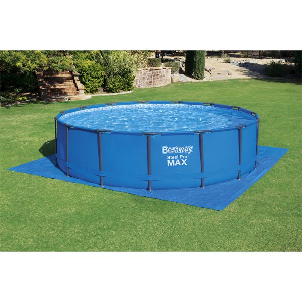 BESTWAY BODENPLANE FÜR AUFSTELLPOOLS UND WHIRLPOOLS 457 CM – Bild 6