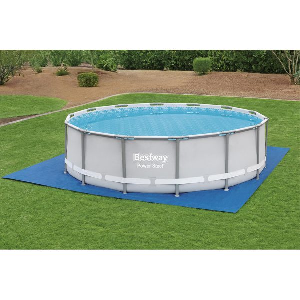 BESTWAY BODENPLANE FÜR AUFSTELLPOOLS UND WHIRLPOOLS 457 CM – Bild 2