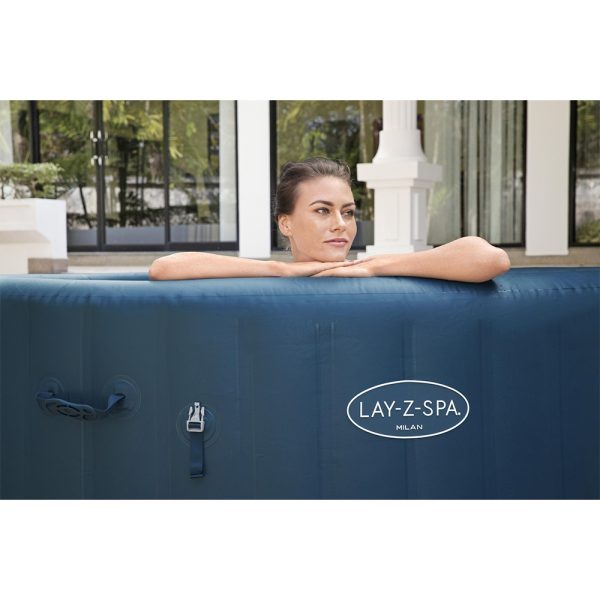 LAY-Z-SPA MILAN AIRJET PLUS WHIRLPOOL MIT APP-STEUERUNG FÜR BIS ZU 6 PERSONEN – Bild 22