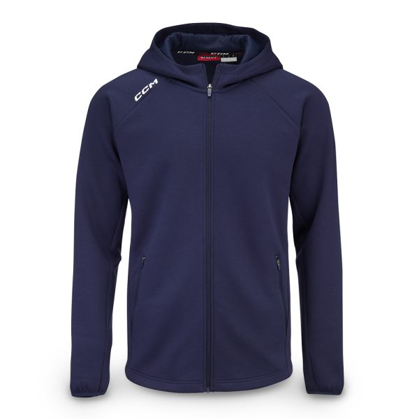 CCM PREMIUM TECH FLEECE FULL ZIP HOODSENIOR | Sportsness.ch