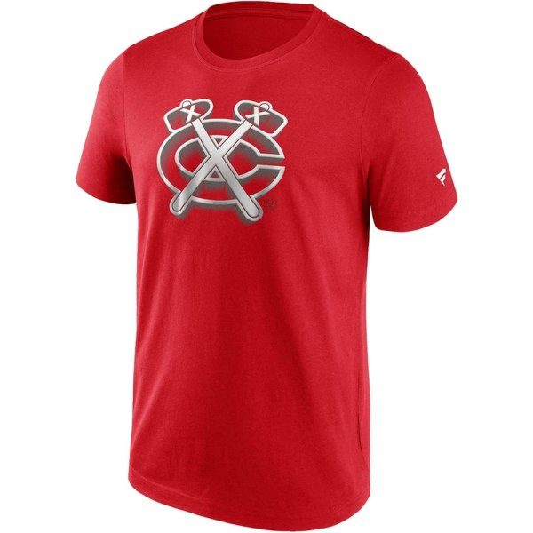 CHROME GRAPHIC T-SHIRT CHICAGO BLACKHAWKS ATHLETIC – Bild 2