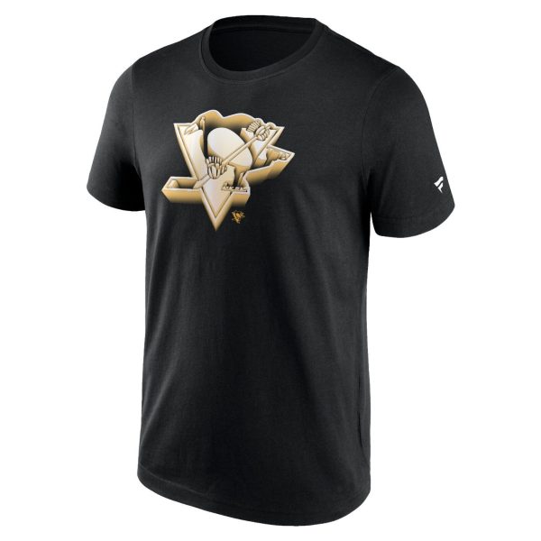 CHROME GRAPHIC T-SHIRT PITTSBURGH PENGUINS BLACK – Bild 2