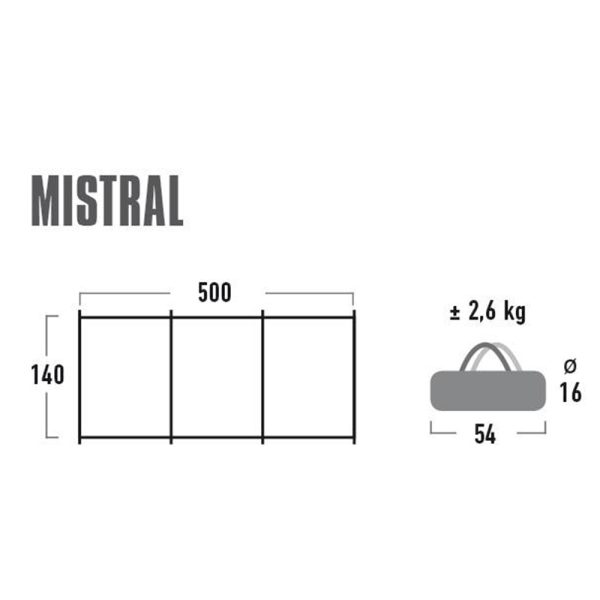 WINDSCHUTZ HIGH PEAK MISTRAL – Bild 2