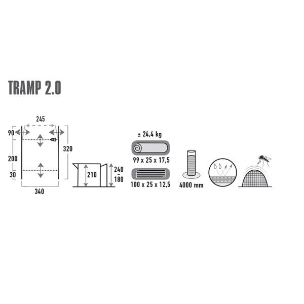 HIGH PEAK BUS-ZELT TRAMP 2.0 – Bild 7