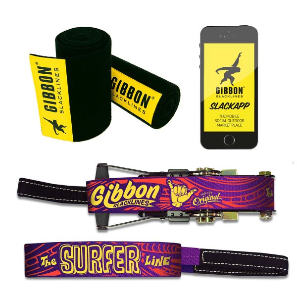 GIBBON SLACKLINE-SET SURFER LINE – Bild 2