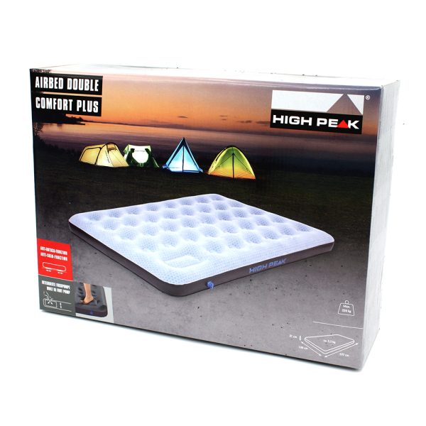 HIGH PEAK LUFTBETT COMFORT PLUS DOUBLE 197X138X20CM – Bild 2