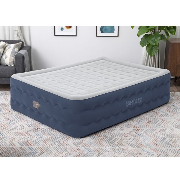 BESTWAY TRITECH DOPPELLUFTBETT TRULEISURE MIT INTEGRIERTER PUMPE 203X152X51 CM – Bild 5