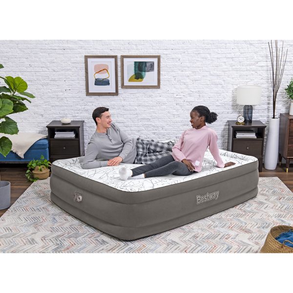 BESTWAY TRITECH LUFTBETT CUSHIFY TOP MIT INTEGRIERTER ELEKTROPUMPE 203X152X46 CM – Bild 4