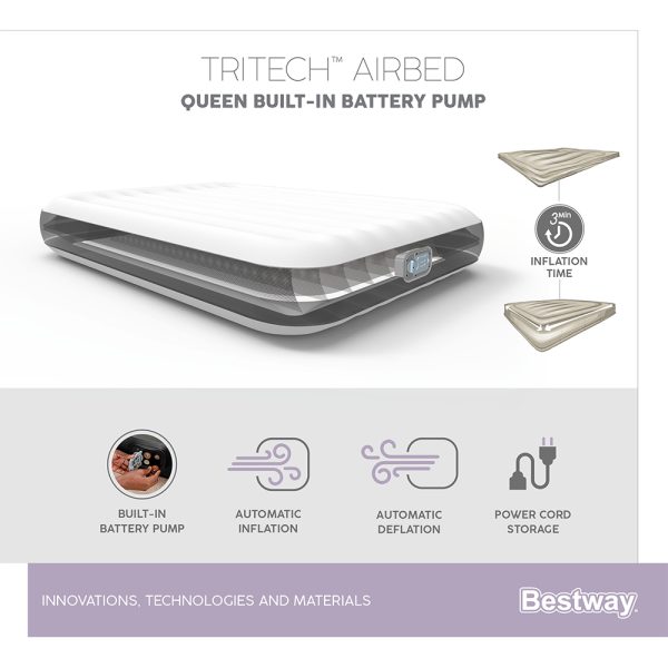 BESTWAY TRITECH QUEENSIZE-LUFTBETT – Bild 14