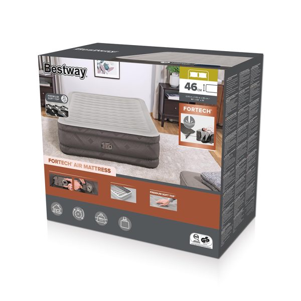 BESTWAY FORTECH LUFTBETT MIT INTEGRIERTER ELEKTROPUMPE 203 X 152 X 46 CM – Bild 3