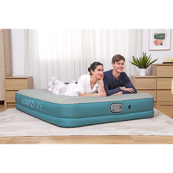 BESTWAY ALWAYZAIRE FORTECH MIT MOBILER, AKKUBETRIEBENER DOPPELPUMPE 203X152X36 – Bild 2