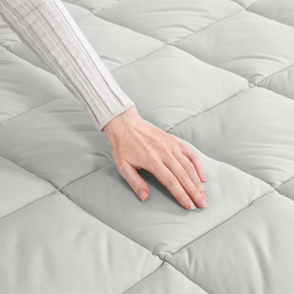 BESTWAY FORTECH DOPPELLUFTBETT MIT REISSVERSCHLUSSBEZUG + PUMPE, 203X152X51CM – Bild 8