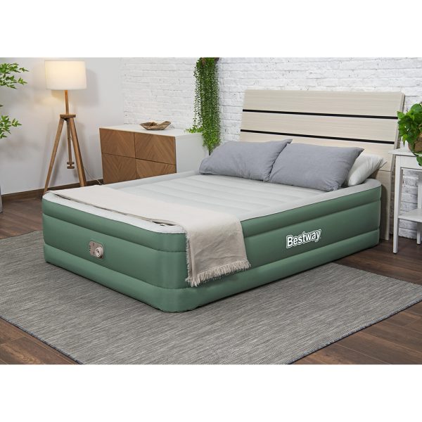 BESTWAY TOUGHLITE TPU-DOPPELLUFTBETT MIT INTEGRIERTER ELEKTROPUMPE 203X152X46CM – Bild 5