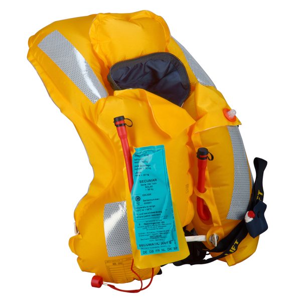 SECUMAR AUFBLASBARE RETTUNGSWESTE DELTA 150 SOLAS – Bild 2