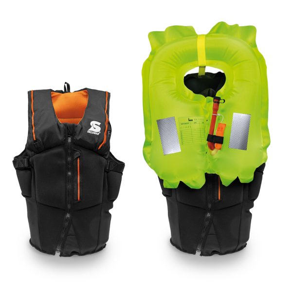SECUMAR AUFBLASBARE HYBRID-PRALLSCHUTZWESTE FURIO – Bild 3