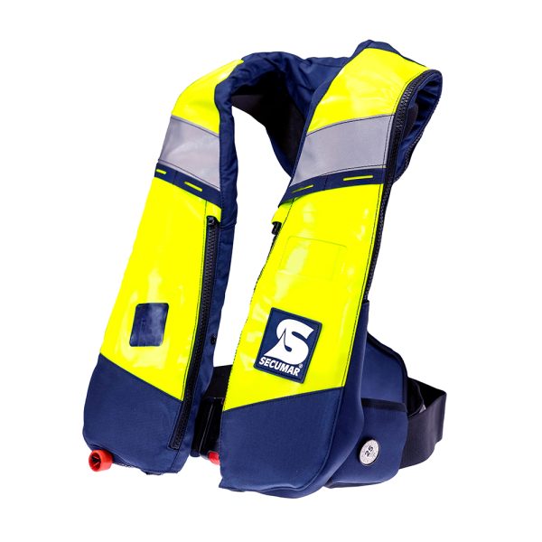 SECUMAR AUFBLASBARE RETTUNGSWESTE ALPHA275 3D NEON – Bild 6