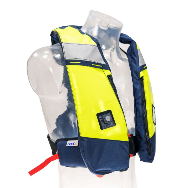 SECUMAR AUFBLASBARE RETTUNGSWESTE ALPHA275 3D NEON – Bild 4