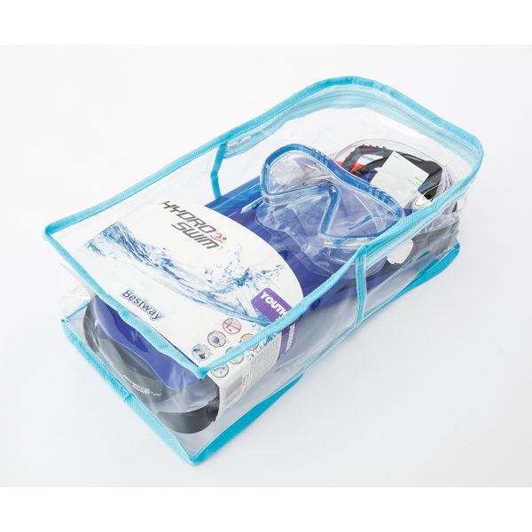 BESTWAY HYDRO-SWIM SCHNORCHEL-SET FÜR KINDER 7+ FIREFISH – Bild 3