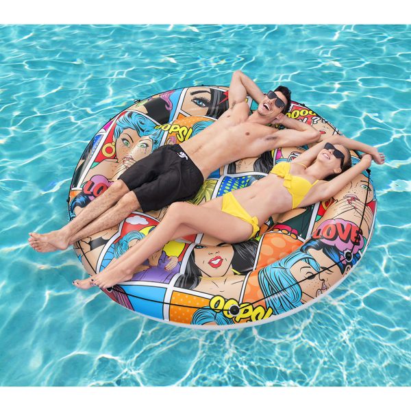 BESTWAY BADEINSEL IM COMIC-DESIGN 188 CM – Bild 3