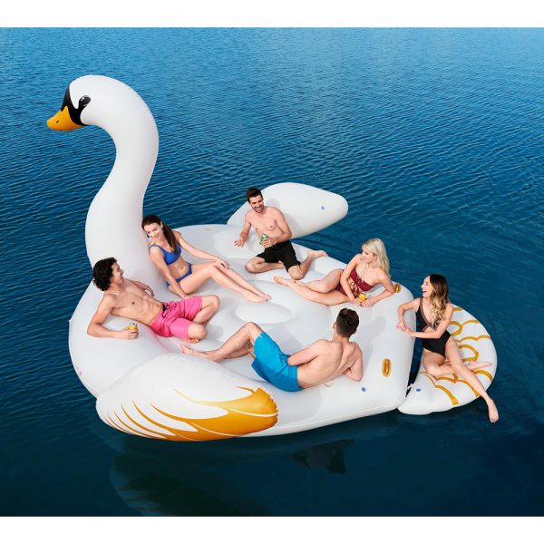 BESTWAY BADEINSELN GIANT SWAN 429 X 330 CM – Bild 2