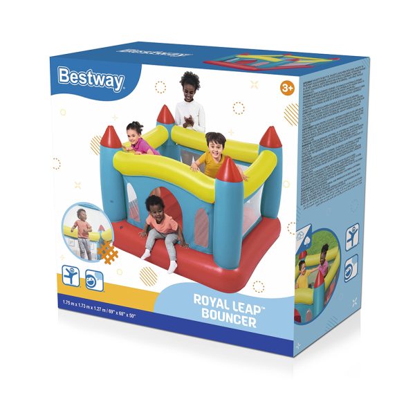 BESTWAY AUFBLASBARE HÜPFBURG ROYAL LEAP 175 X 173 X 127 CM – Bild 3