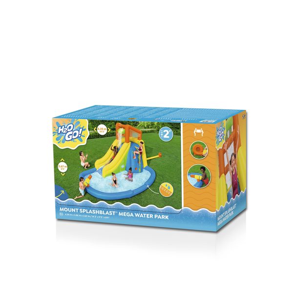 H2OGO! MEGA-WASSERPARK MIT DAUERGEBLÄSE MOUNT SPLASHBLAST 435 X 286 X 267 CM – Bild 4