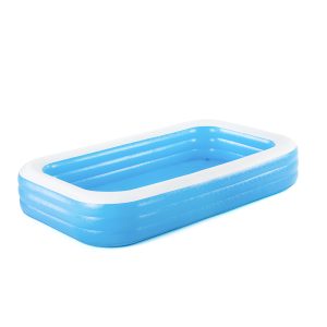 DELUXE BLUE RECTANGULAR FAMILY POOL 305X183X56CM | Sportsness.ch