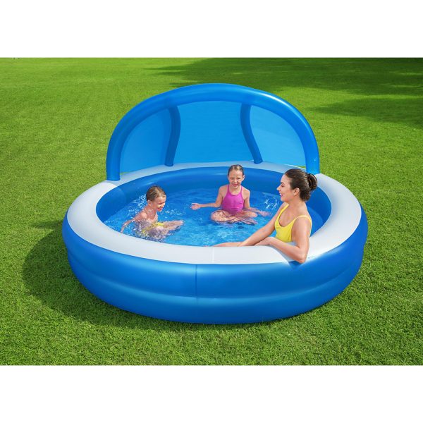 BESTWAY FAMILY POOL SUMMER DAYS MIT UV CAREFUL-SONNENDACH 241 X 140 CM – Bild 5
