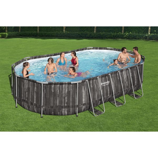 BESTWAY POWER STEEL FRAME POOL KOMPLETT-SET 610 X 366 X 122 CM – Bild 3