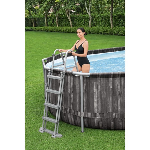 BESTWAY POWER STEEL FRAME POOL KOMPLETT-SET 610 X 366 X 122 CM – Bild 4
