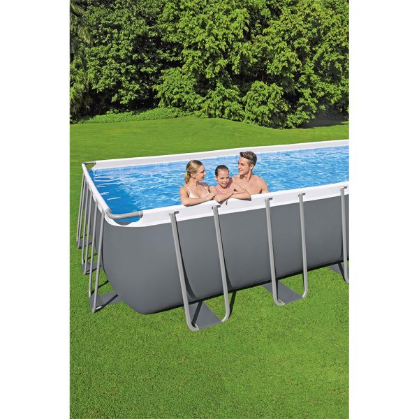 BESTWAY STEEL PRO MAX FRAME POOL KOMPLETT-SET MIT SANDFILTERANLAGE 640X274X132 – Bild 6