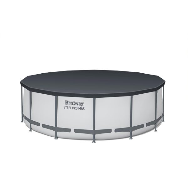 BESTWAY STEEL PRO MAX FRAME POOL KOMPLETT-SET 427 X 122 CM, RUND – Bild 2