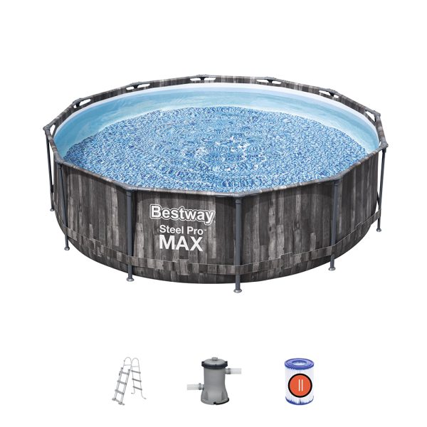 BESTWAY STEEL PRO MAX FRAME POOL SET 366X 100 CM, RUND – Bild 3