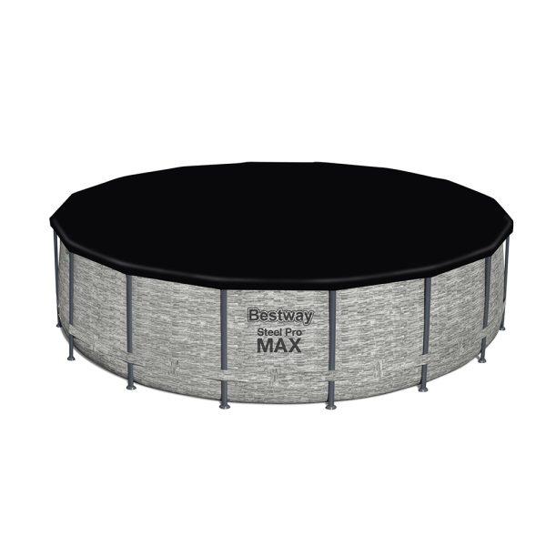 BESTWAY STEEL PRO MAX AUFSTELLPOOL KOMPLETT-SET 488 X 122 CM, RUND – Bild 2