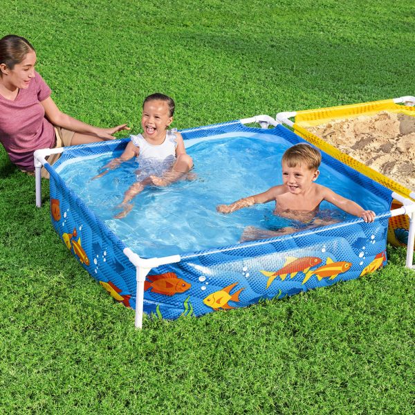 BESTWAY MY FIRST FRAME POOL MIT SANDKAST
EN – Bild 8