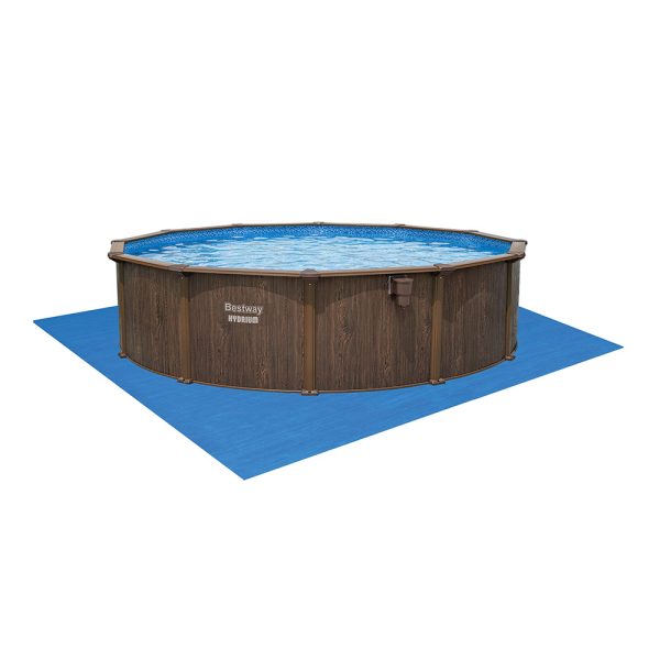 BESTWAY HYDRIUM STAHLWANDPOOL KOMPLETT-SET MIT SANDFILTERANLAGE Ø 549 X 132 CM – Bild 7