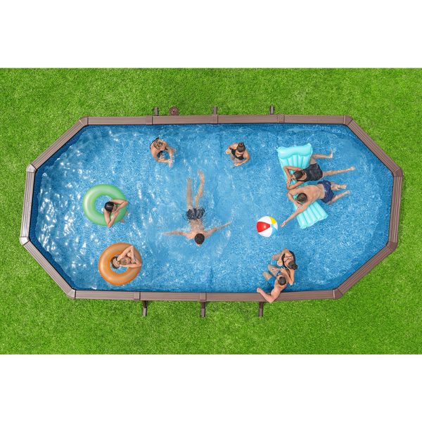 BESTWAY HYDRIUM STAHLWANDPOOL KOMPLETT-SET MIT SANDFILTERANLAGE 732X366X132CM – Bild 10