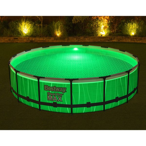 BESTWAY STEEL PRO MAX FRAME POOL KOMPLETT-SET, MIT LED-DESIGN, 457X107CM – Bild 19