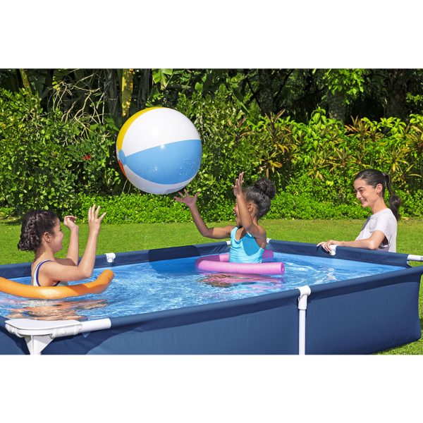 BESTWAY STEEL PRO FRAME POOL-SET, ECKIG,221 X 150 X 43 CM – Bild 9