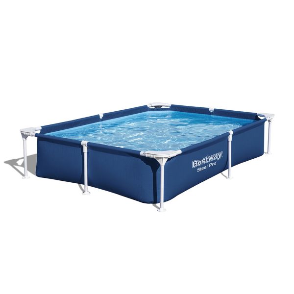 BESTWAY STEEL PRO FRAME POOL-SET, ECKIG,221 X 150 X 43 CM – Bild 5