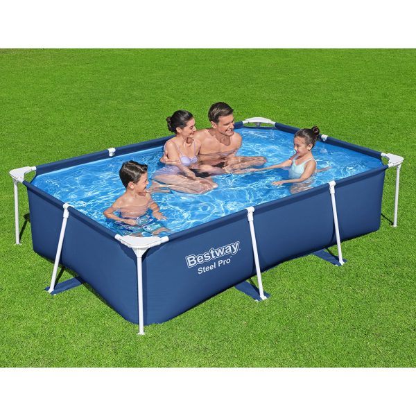 BESTWAY STEEL PRO FRAME POOL 259 X 170 X 61 CM ECKIG – Bild 8