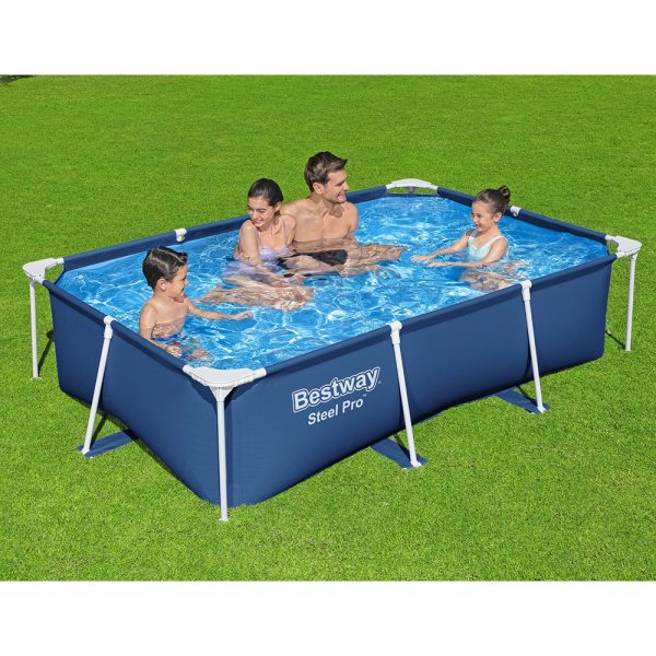 BESTWAY STEEL PRO FRAME POOL 259 X 170 X 61 CM ECKIG – Bild 9