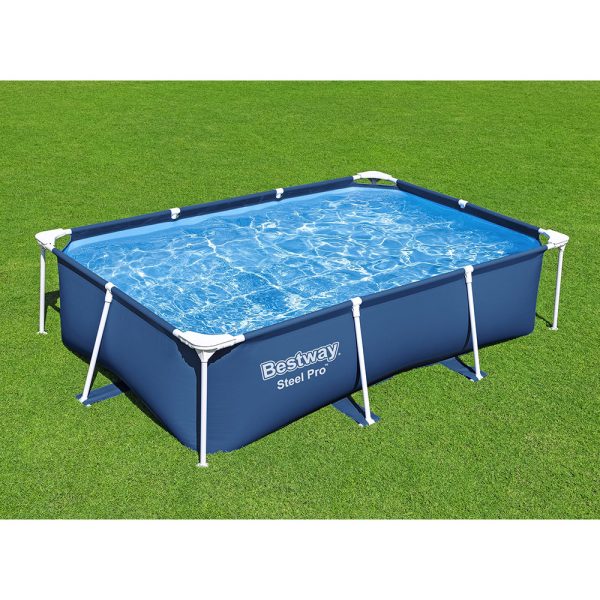 BESTWAY STEEL PRO FRAME POOL 259 X 170 X 61 CM ECKIG – Bild 2