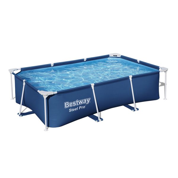 BESTWAY STEEL PRO FRAME POOL 259 X 170 X 61 CM ECKIG – Bild 5
