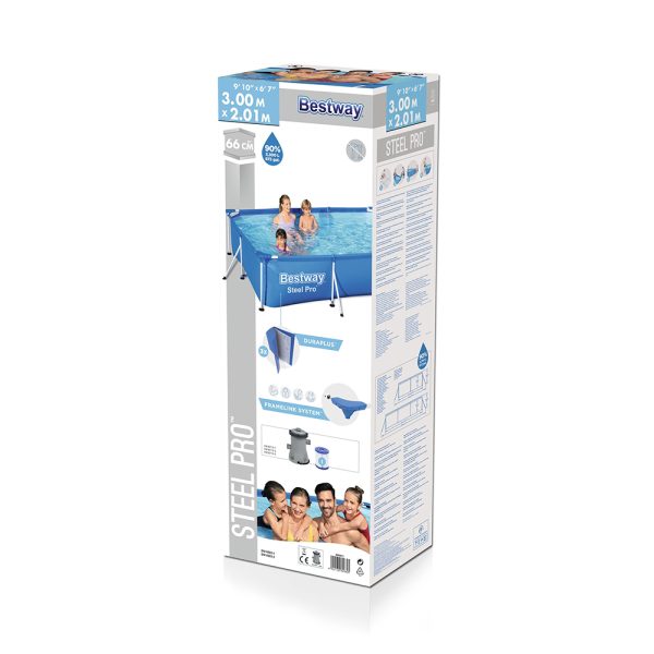 BESTWAY STEEL PRO AUFSTELLPOOL-SET 300 X201 X 66 CM – Bild 3