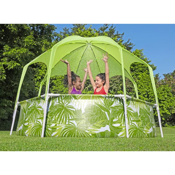 BESTWAY STEEL PRO UV CAREFUL AUFSTELLPOOL-SET SPLASH-IN-SHADE, RUND – Bild 6