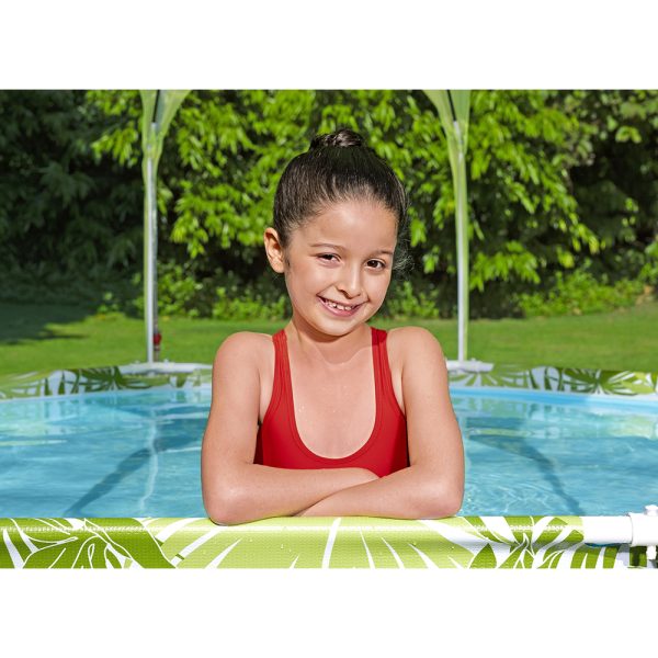 BESTWAY STEEL PRO UV CAREFUL AUFSTELLPOOL-SET SPLASH-IN-SHADE, RUND – Bild 8